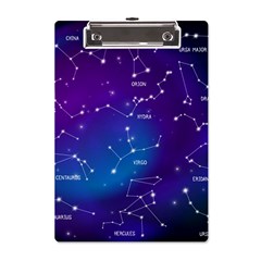 Realistic Night Sky With Constellations A5 Acrylic Clipboard from ArtsNow.com Front