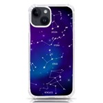 Realistic Night Sky With Constellations iPhone 14 TPU UV Print Case