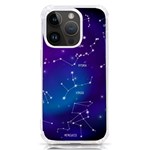 Realistic Night Sky With Constellations iPhone 14 Pro TPU UV Print Case