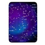Realistic Night Sky With Constellations Rectangular Glass Fridge Magnet (4 pack)