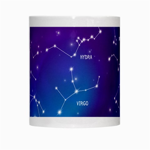 Realistic Night Sky With Constellations White Mug from ArtsNow.com Center