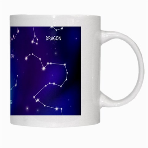Realistic Night Sky With Constellations White Mug from ArtsNow.com Right