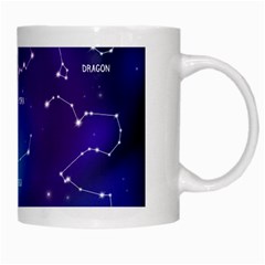 Realistic Night Sky With Constellations White Mug from ArtsNow.com Right