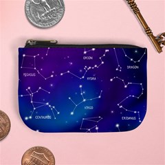 Realistic Night Sky With Constellations Mini Coin Purse from ArtsNow.com Front