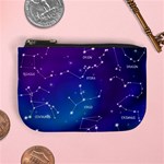 Realistic Night Sky With Constellations Mini Coin Purse