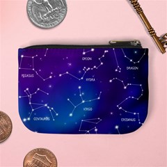Realistic Night Sky With Constellations Mini Coin Purse from ArtsNow.com Back