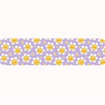 cute smile face chamomile Large Bar Mat