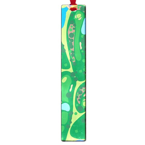 Golf Course Par Golf Course Green Large Book Marks from ArtsNow.com Front