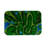Golf Course Par Golf Course Green Open Lid Metal Box (Silver)  