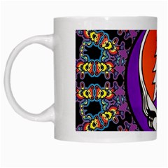 Gratefuldead Grateful Dead Pattern White Mug from ArtsNow.com Left