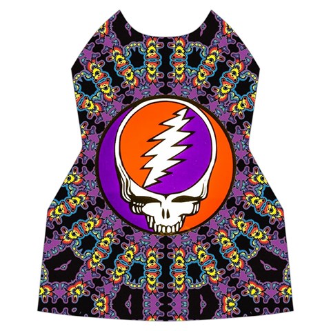 Gratefuldead Grateful Dead Pattern Women s Long Sleeve Raglan T Front