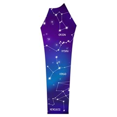 Realistic Night Sky With Constellations Women s Long Sleeve Raglan T Sleeve Left