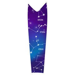 Realistic Night Sky With Constellations Women s Long Sleeve Raglan T Right Sleeve Side