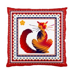 Sitting cat Cushion Case (Two Sides) from ArtsNow.com Front