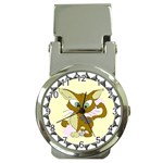 Cute cat Money Clip Watch