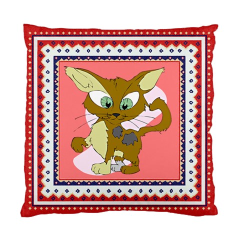Cute cat Cushion Case (One Side) from ArtsNow.com Front