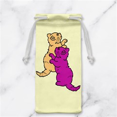 Cute Kittens Jewelry Bag from ArtsNow.com Back