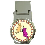 Cute Kittens Money Clip Watch