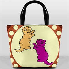Cute Kittens Bucket Bag from ArtsNow.com Back