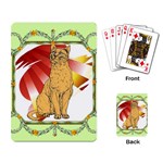 Sitting cat 2 Playing Cards Single Design