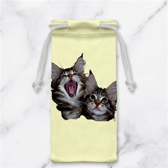 Yawning kitten Jewelry Bag from ArtsNow.com Back