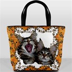 Yawning kitten Bucket Bag