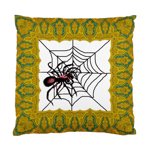 Spider in web Cushion Case (Two Sides) from ArtsNow.com Front