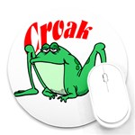 Croak frog Round Mousepad