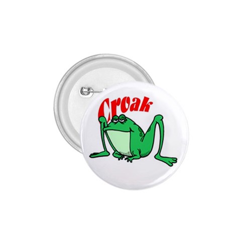 Croak frog 1.75  Button from ArtsNow.com Front