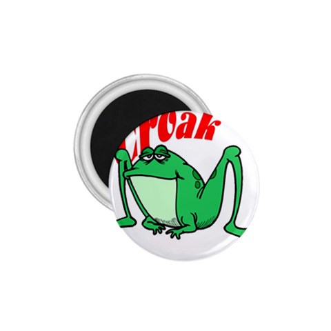 Croak frog 1.75  Magnet from ArtsNow.com Front
