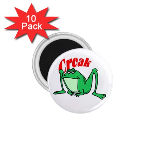 Croak frog 1.75  Magnet (10 pack)  from ArtsNow.com Front