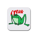 Croak frog Rubber Coaster (Square)