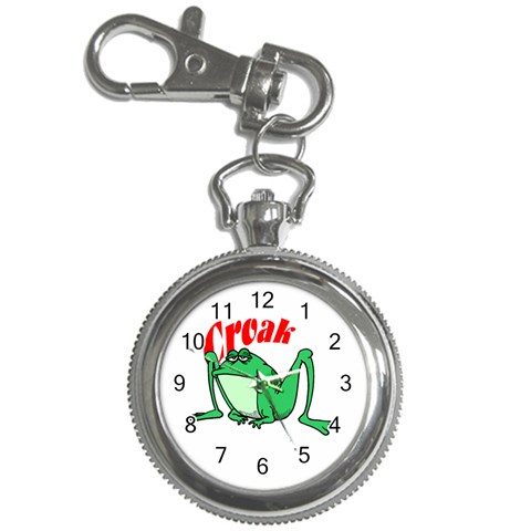 Croak frog Key Chain Watch from ArtsNow.com Front