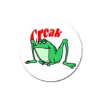 Croak frog Magnet 3  (Round)