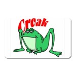 Croak frog Magnet (Rectangular)