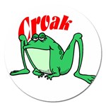 Croak frog Magnet 5  (Round)