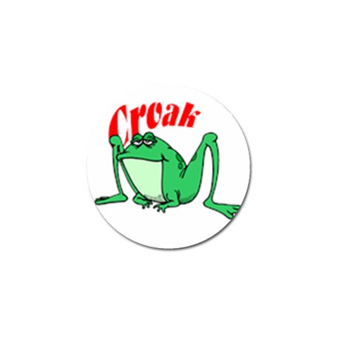 Croak frog Golf Ball Marker (4 pack) from ArtsNow.com Front