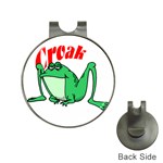 Croak frog Golf Ball Marker Hat Clip