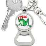 Croak frog Bottle Opener Key Chain