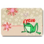 Croak frog Large Doormat