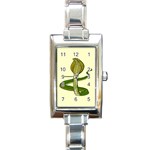 Cobra Rectangular Italian Charm Watch