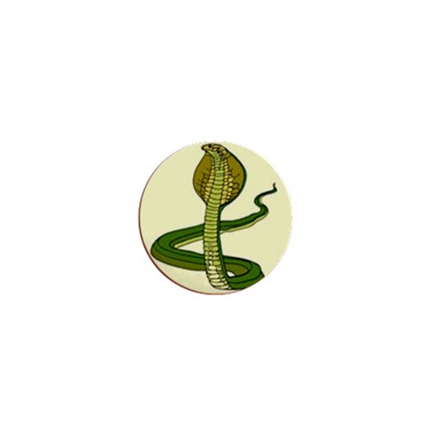Cobra 1  Mini Button from ArtsNow.com Front