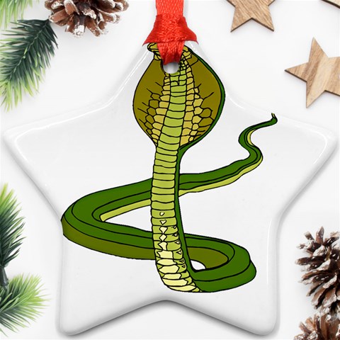 Cobra Ornament (Star) from ArtsNow.com Front