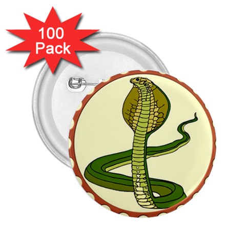 Cobra 2.25  Button (100 pack) from ArtsNow.com Front
