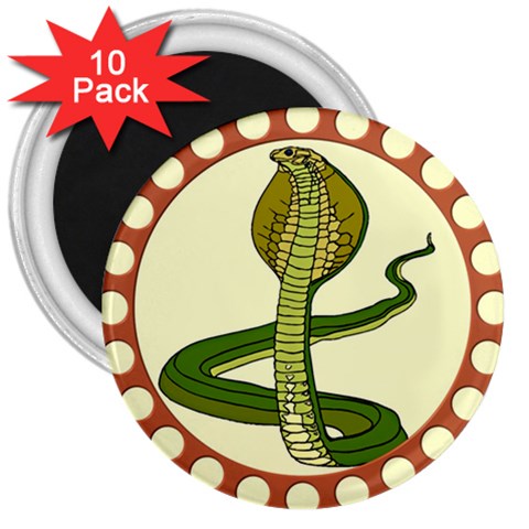 Cobra 3  Magnet (10 pack) from ArtsNow.com Front