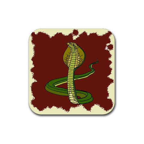 Cobra Rubber Coaster (Square) from ArtsNow.com Front