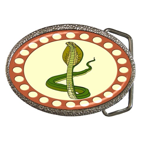 Cobra Belt Buckle from ArtsNow.com Front