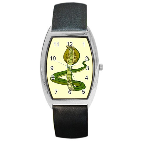 Cobra Barrel Style Metal Watch from ArtsNow.com Front