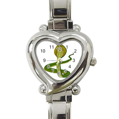 Cobra Heart Italian Charm Watch from ArtsNow.com Front