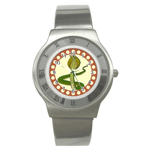 Cobra Stainless Steel Watch from ArtsNow.com Front
